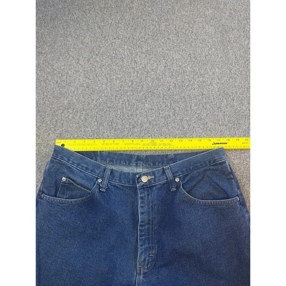 Wrangler Premium Quality Authentic Mens Straight Leg Blue Jean 34x32 Medium Wash